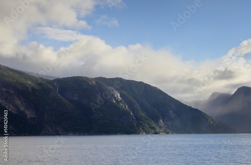 paysage des fjords en Norvège