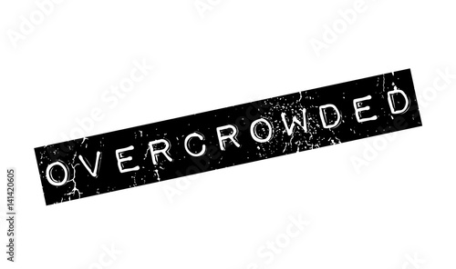 Overcrowded rubber stamp. Grunge design with dust scratches. Effects can be easily removed for a clean, crisp look. Color is easily changed.