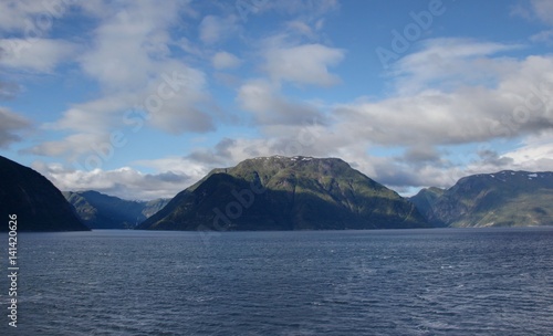 paysage des fjords en Norvège