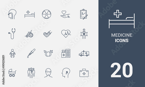 Medicine Icon Set