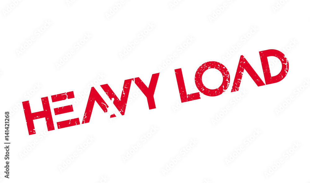 Heavy Load rubber stamp. Grunge design with dust scratches. Effects can be easily removed for a clean, crisp look. Color is easily changed. Heavy Load rubber stamp. Grunge design with dust scratches. Effects can be easily removed for a clean, crisp look. Color is easily changed.