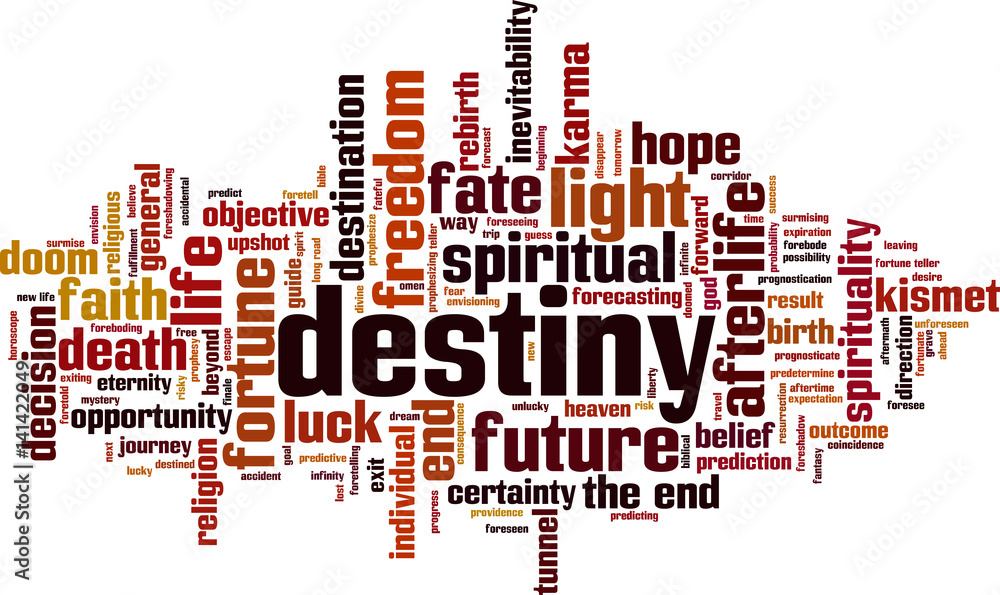 Destiny word cloud Destiny word cloud