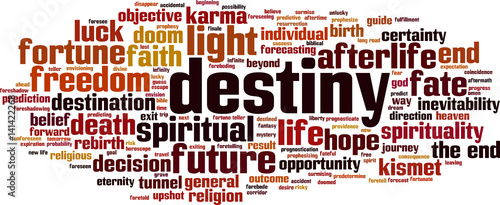 Destiny word cloud