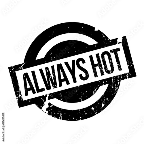 Always Hot rubber stamp. Grunge design with dust scratches. Effects can be easily removed for a clean, crisp look. Color is easily changed.
