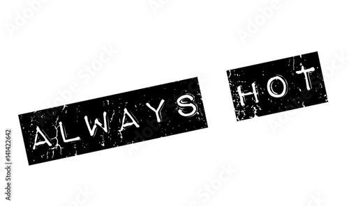 Always Hot rubber stamp. Grunge design with dust scratches. Effects can be easily removed for a clean, crisp look. Color is easily changed.