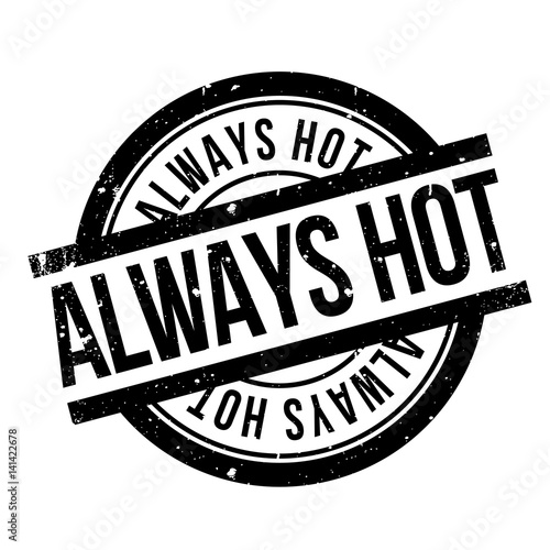 Always Hot rubber stamp. Grunge design with dust scratches. Effects can be easily removed for a clean, crisp look. Color is easily changed.