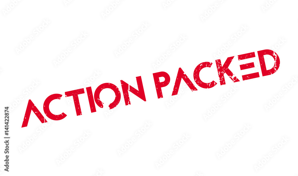 Action Packed rubber stamp. Grunge design with dust scratches. Effects can be easily removed for a clean, crisp look. Color is easily changed. Action Packed rubber stamp. Grunge design with dust scratches. Effects can be easily removed for a clean, crisp look. Color is easily changed.