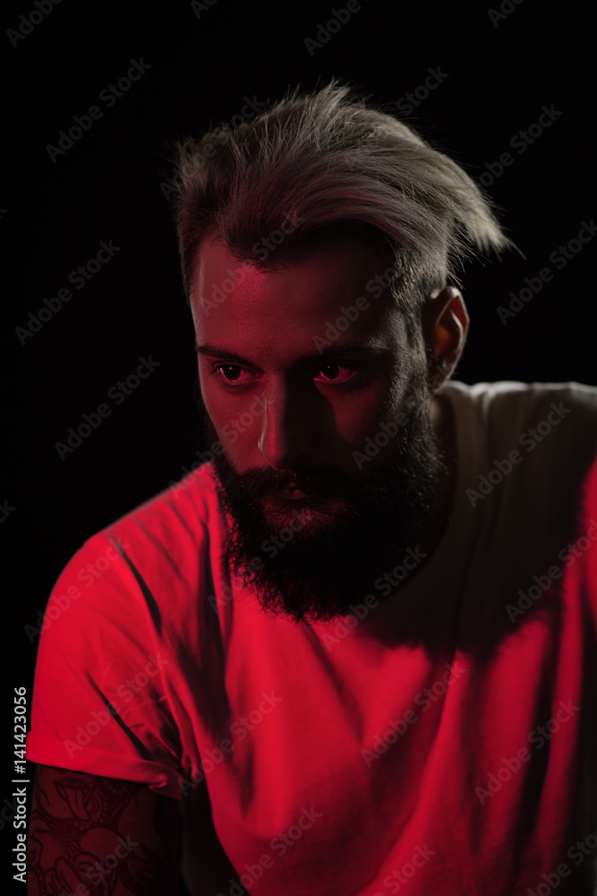 Fototapeta premium Brutal beard man