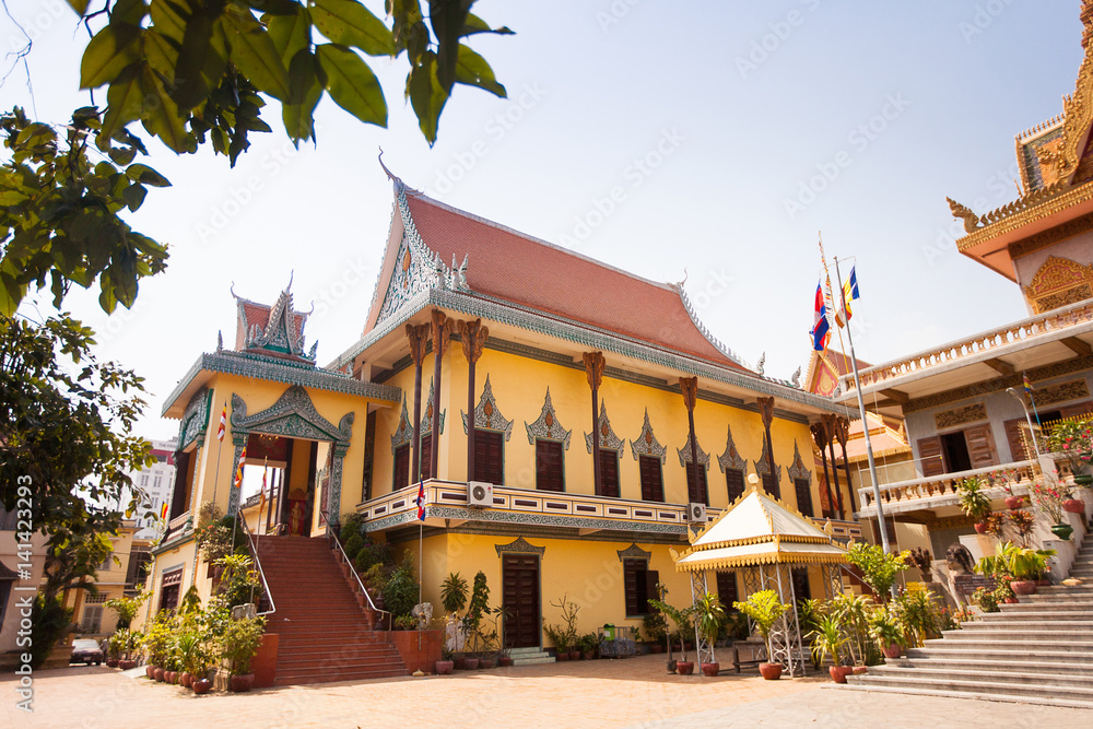 OunaLom Temple contains an eyebrow hair of Buddha. Cambodia OunaLom Temple contains an eyebrow hair of Buddha. Cambodia
