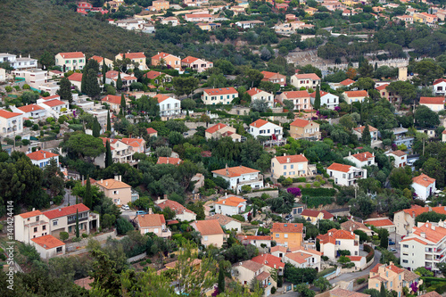 residential area in Hyères - France photo