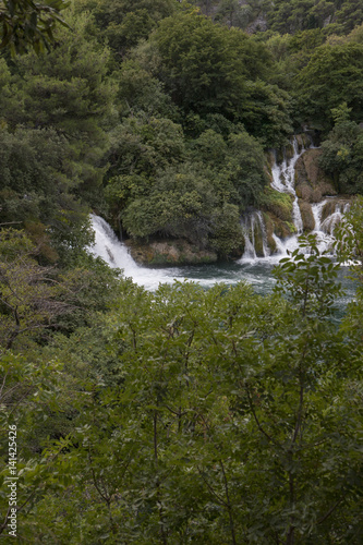 National Park Krka. Croatia. waterfall photo