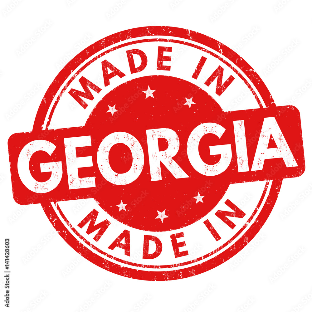 Made in Georgia sign or stamp