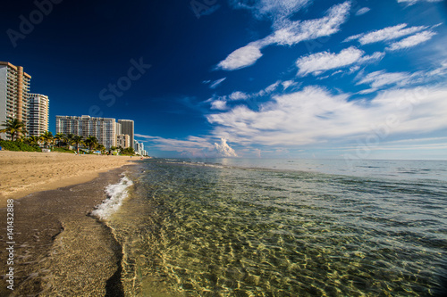 Beautiful beach in Florida photo