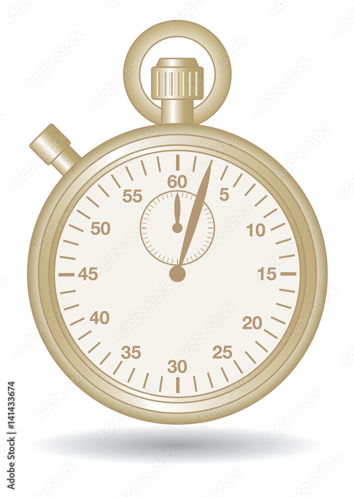 stopwatch isolated on a white background