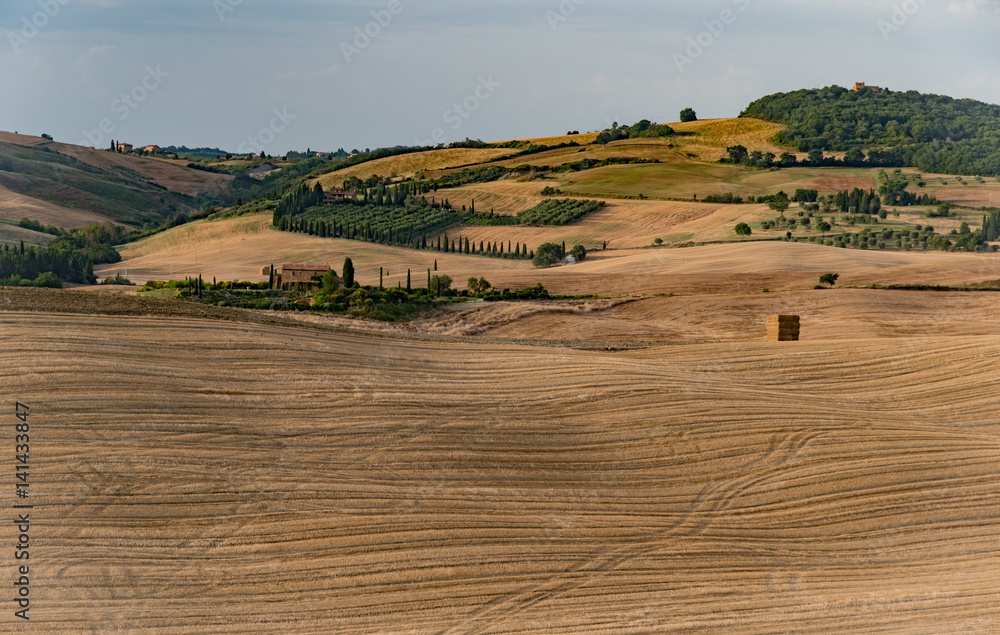 Obraz premium panorama of the Tuscan land in Italy