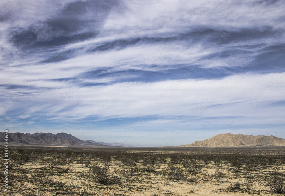 Desert Sky with Cloudscpape