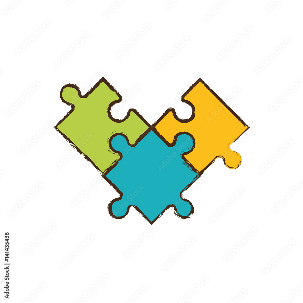 puzzle pieces abstract image vector illustration eps 10 puzzle pieces abstract image vector illustration eps 10