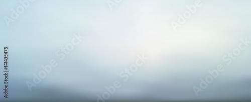 Cloudy sky abstract background. Realistic gradient mesh vector banner.