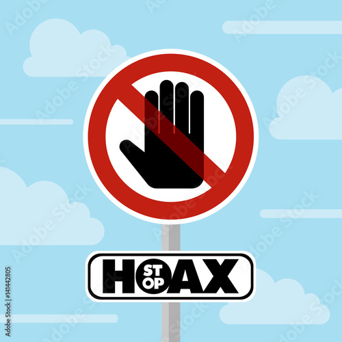 hoax sign