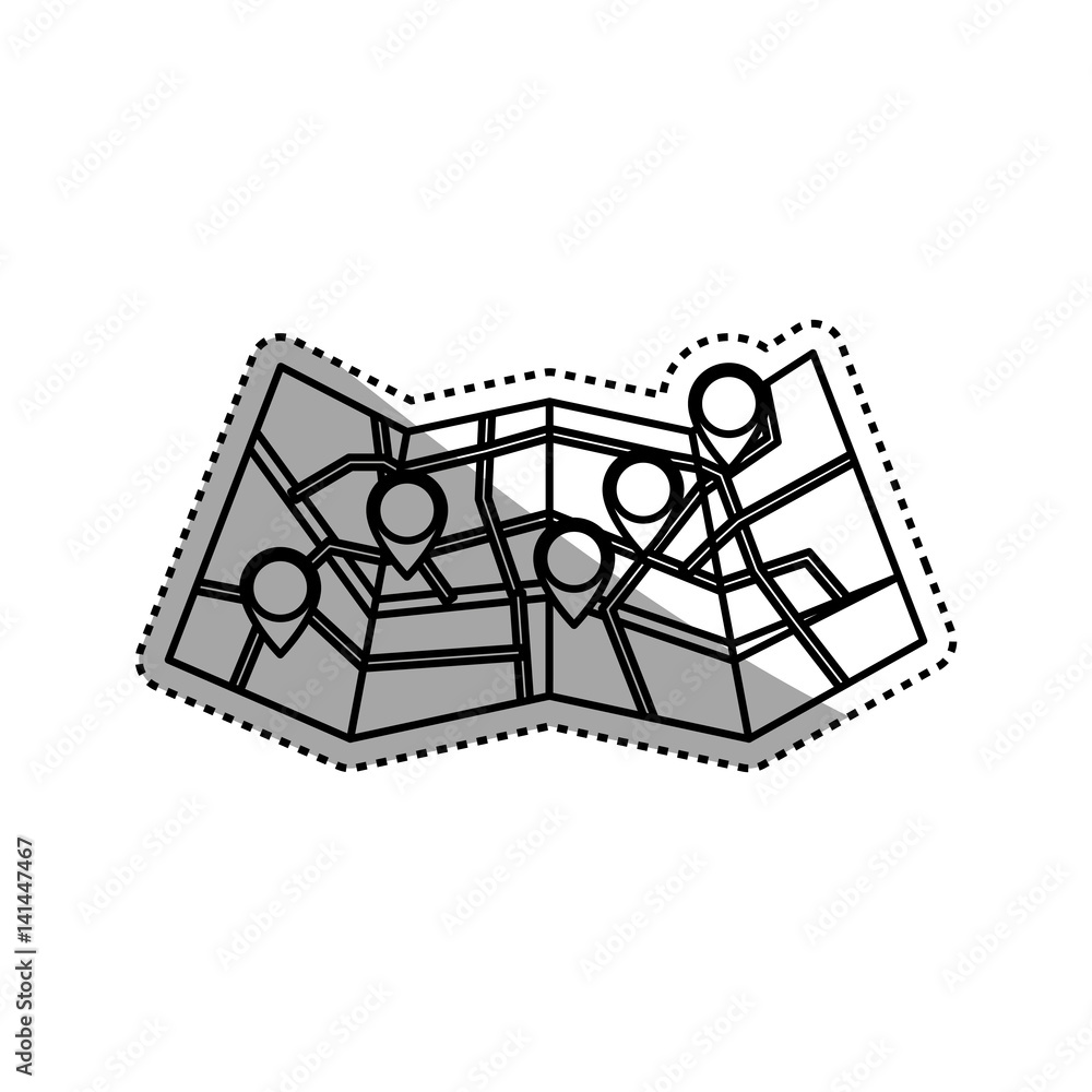 Map city ubication icon vector illustration graphic design Map city ubication icon vector illustration graphic design
