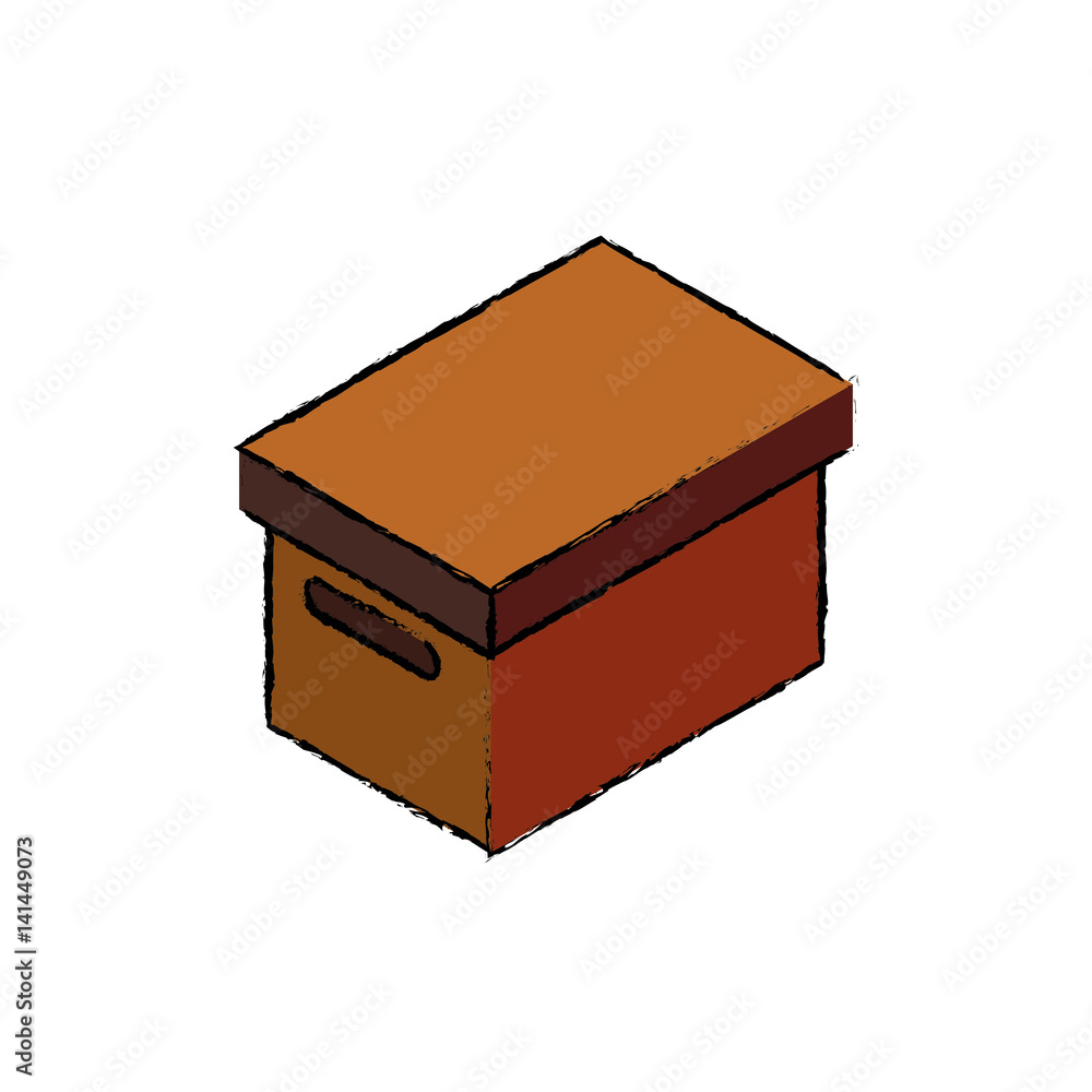 Box delivery package icon vector illustration graphic design Box delivery package icon vector illustration graphic design