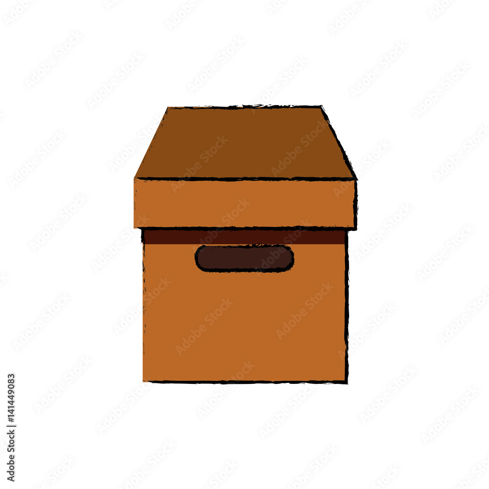 Box delivery package icon vector illustration graphic design Box delivery package icon vector illustration graphic design