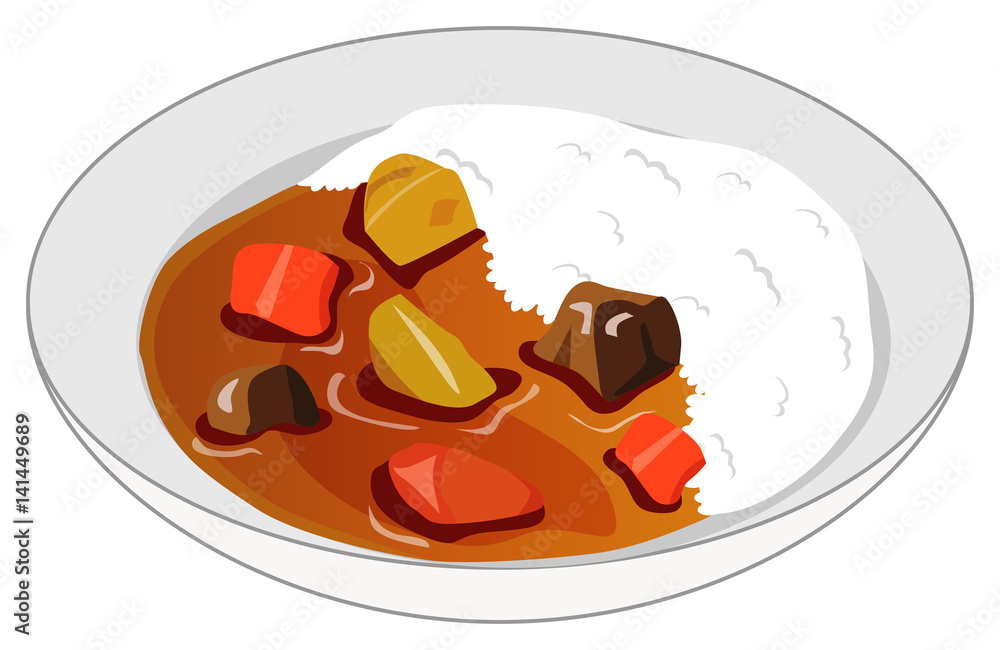 カレーライス Stock イラスト Adobe Stock