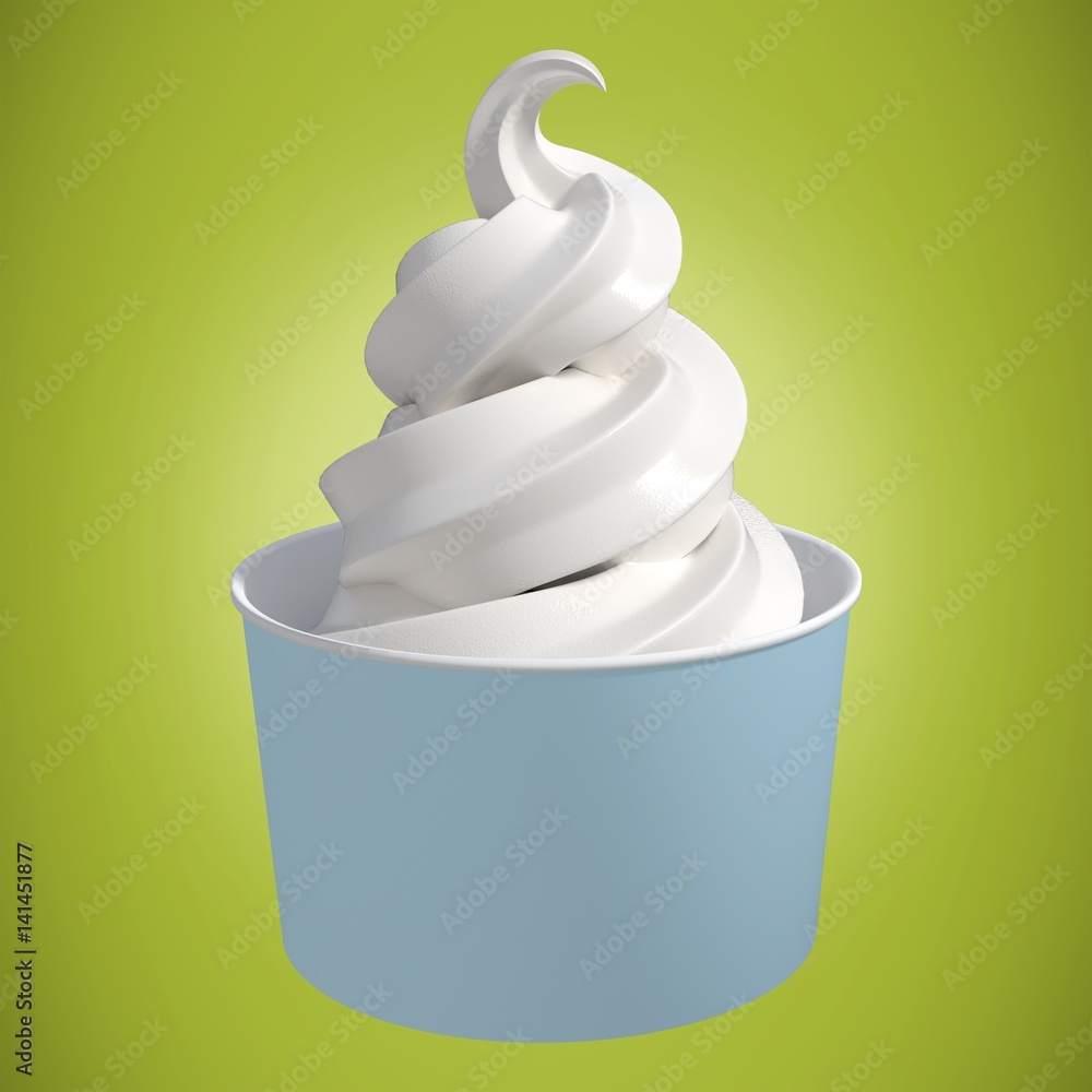 Composite image of 3d composite image of a cupcake Composite image of 3d composite image of a cupcake