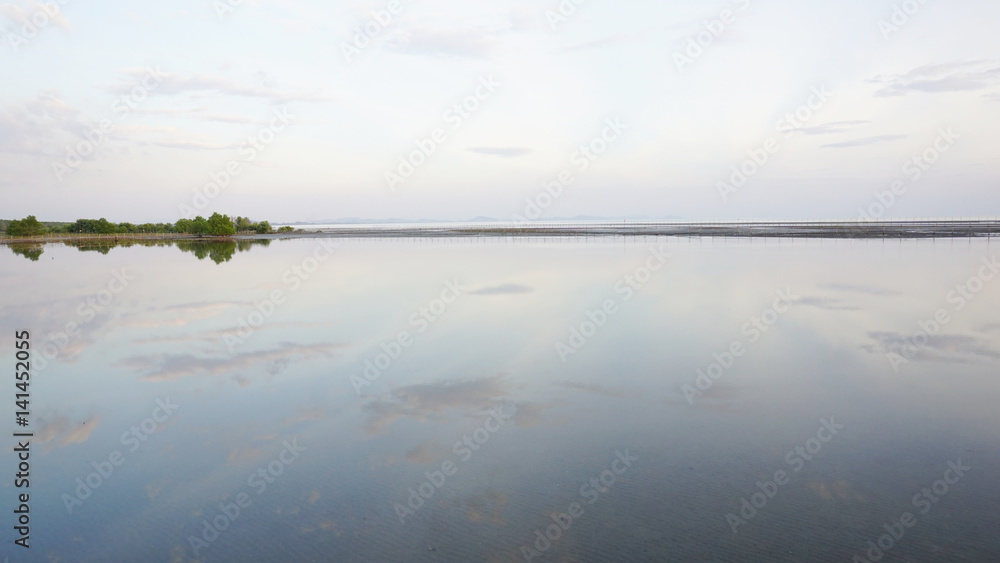 The calm tropical beach The calm tropical beach