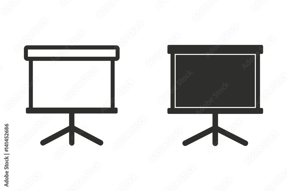 Info board - vector icon. Info board - vector icon.