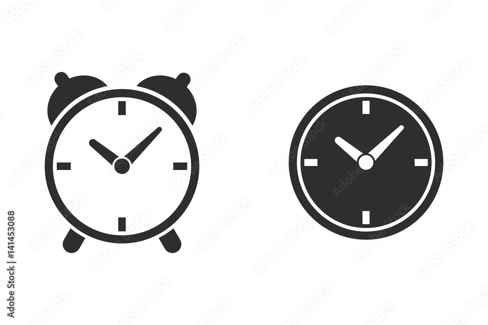 Clock - vector icon. Clock - vector icon.