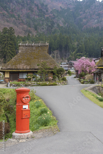 Rural landscape of Historical village Miyama in Kyoto, Japan photo