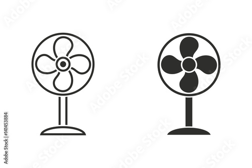 Fan - vector icon.