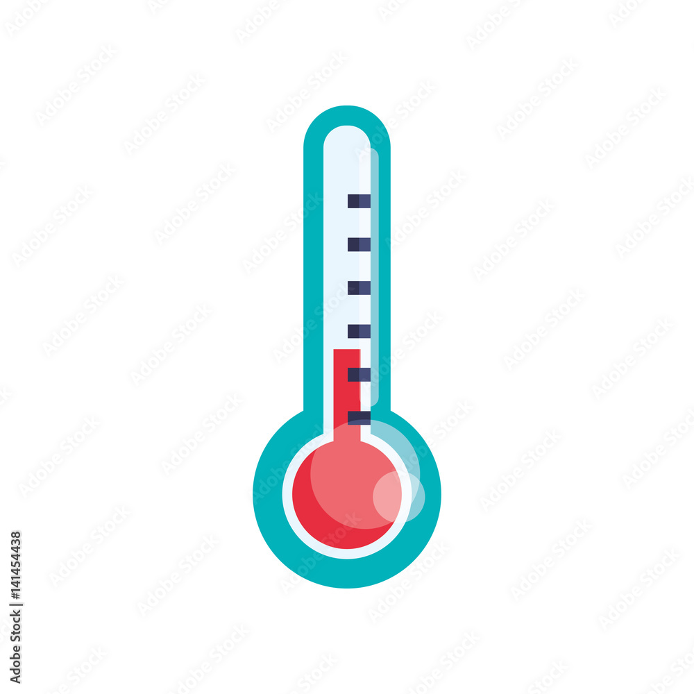 Thermometer temperature scale icon vector illustration graphic design Thermometer temperature scale icon vector illustration graphic design