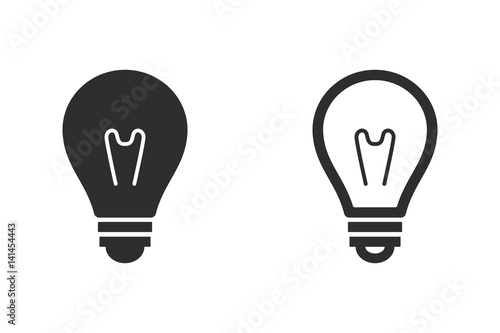 Lamp - vector icon.