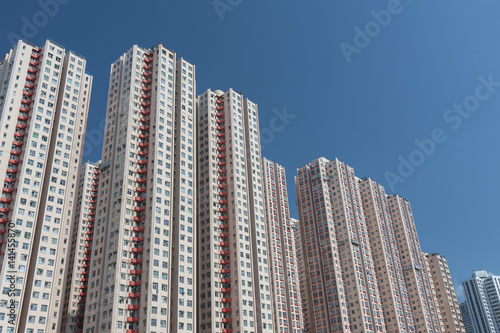 High rise residential building in Hong Kong © leeyiutung
