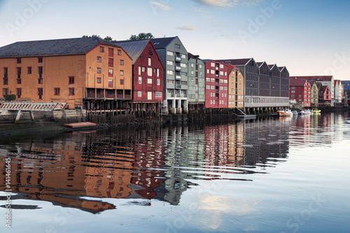 Trondheim  Norway. Coastal view