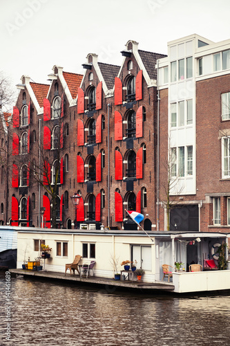 Photography Houses and houseboats in Amsterdam