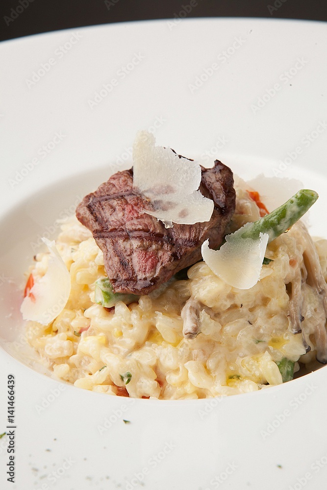 bacon cream risotto bacon cream risotto