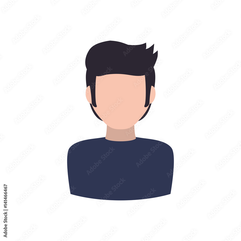 Man faceless head icon vector illustration graphic design Man faceless head icon vector illustration graphic design