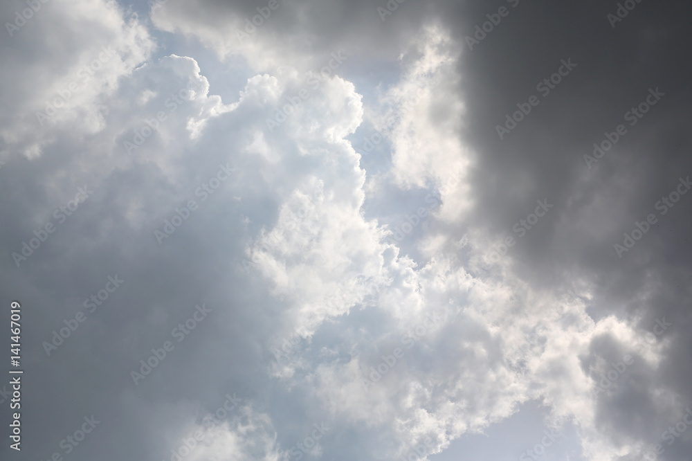 Sky and clouds background