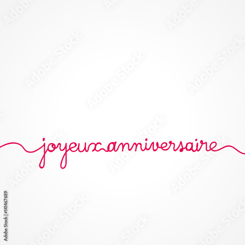 joyeux anniversaire