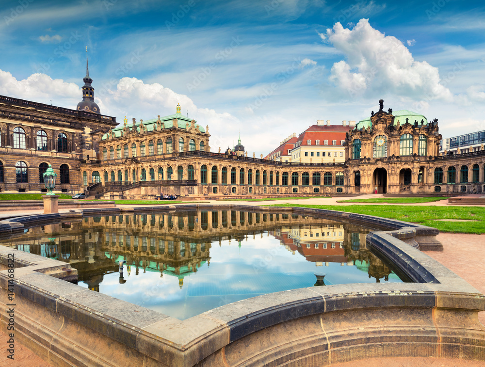 Morning in famous Zwinger palace