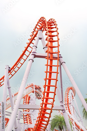 Fototapeta Naklejka Na Ścianę i Meble -  Roller coaster