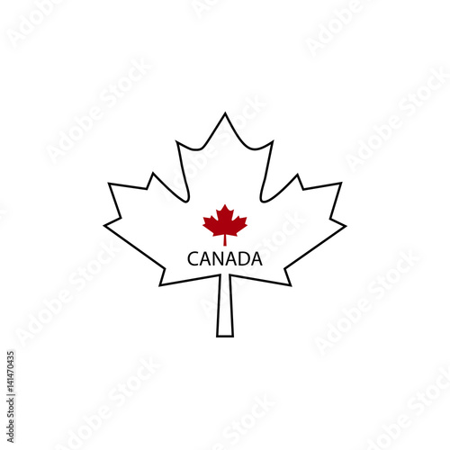 Symbol of Canada maple leaf photo