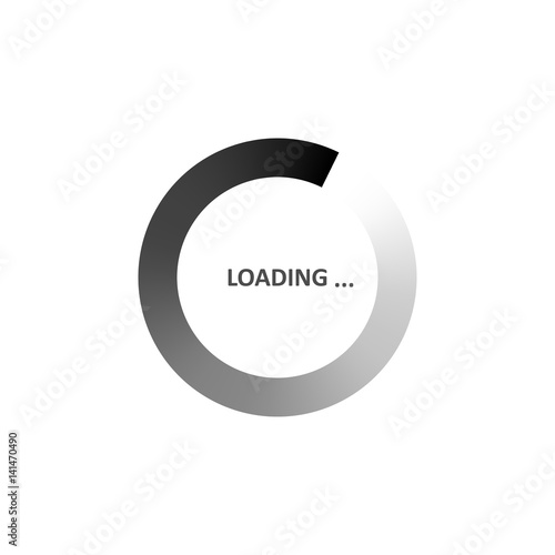 Loading icons. White background