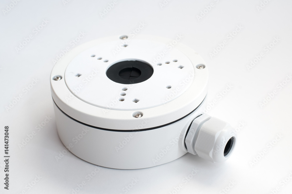 Holder for camera or CCTV isolated on white background Holder for camera or CCTV isolated on white background