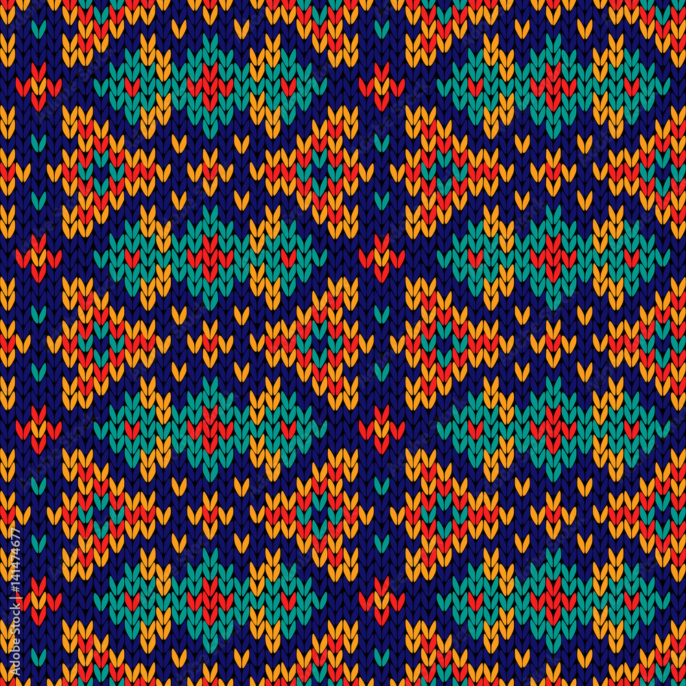 Ornate knitting seamless motley pattern Ornate knitting seamless motley pattern