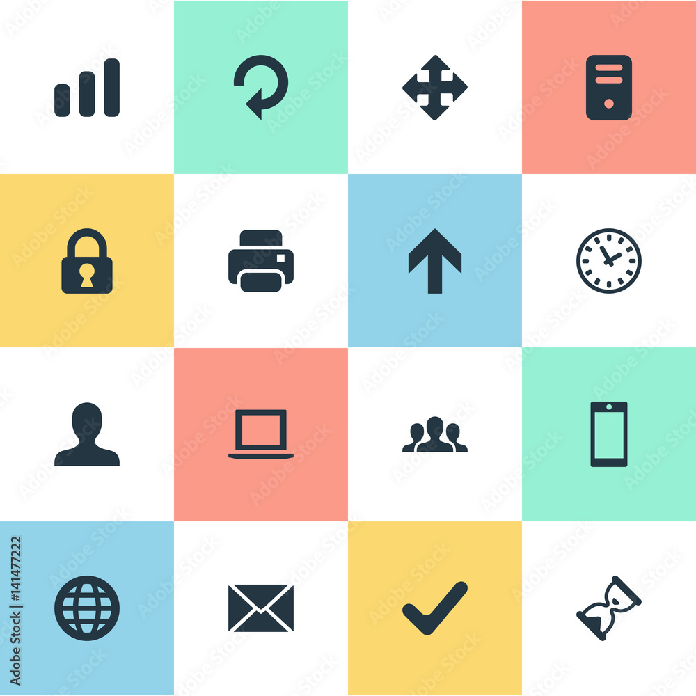 vector-illustration-set-of-simple-apps-icons-elements-printout