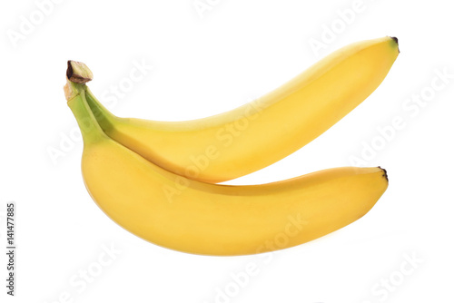 Bunch of bananas isolated on white background, banana icon, banana image